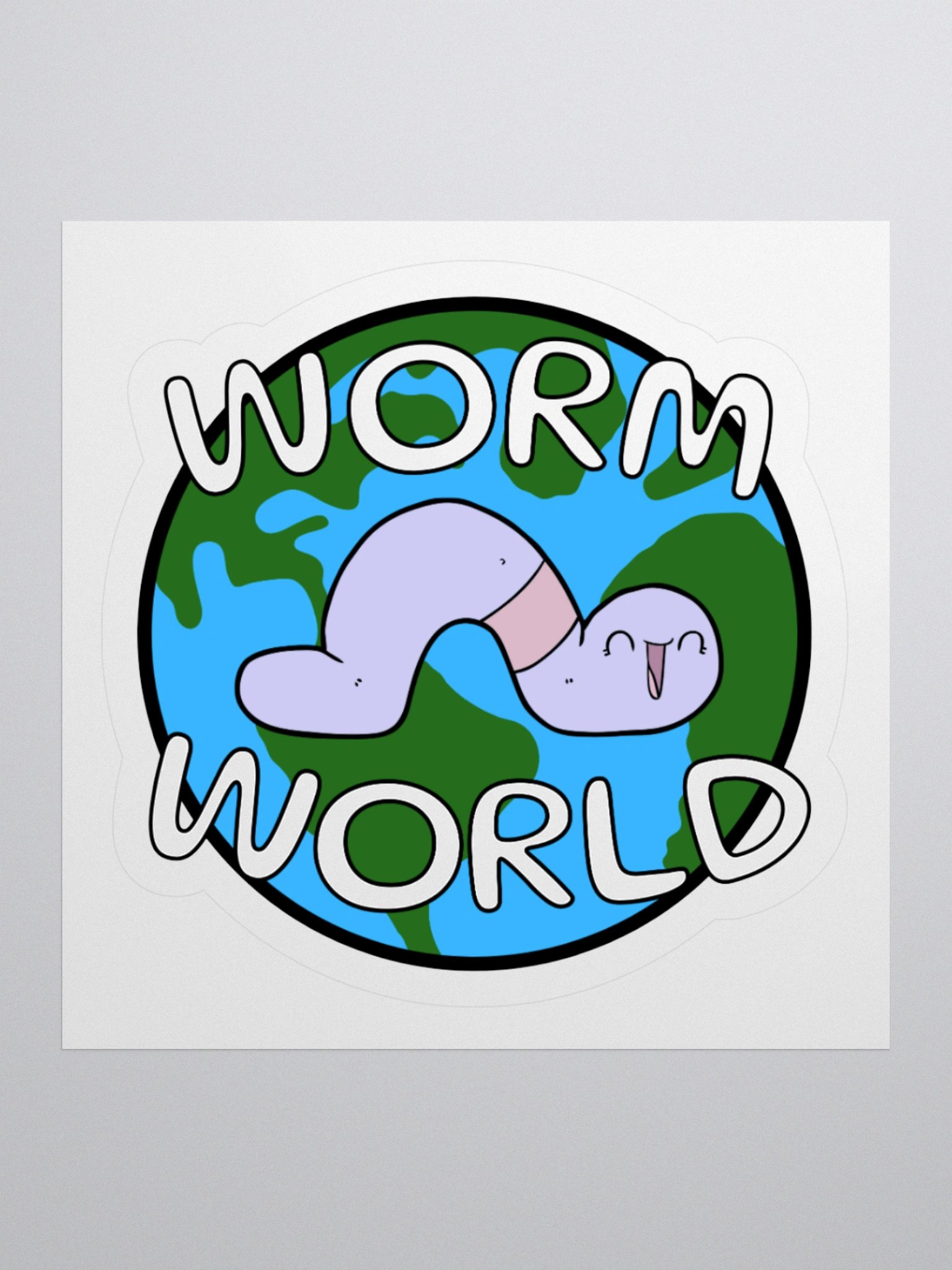 Worm World Sticker product image (1)