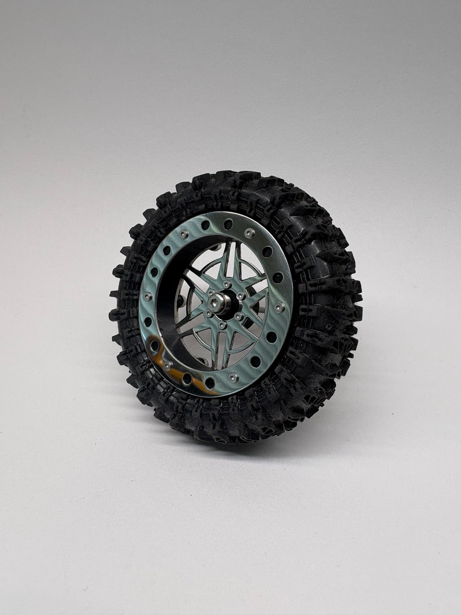 1.8" v2 Floater Wheels - "Supernova" wheel face with "Cheddar" floater product image (2)