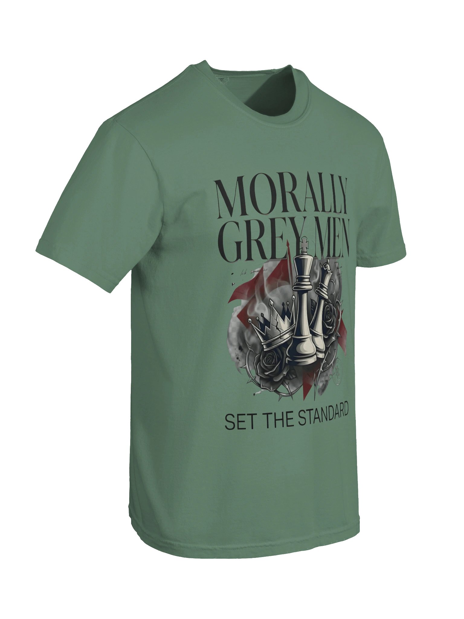 Morally Grey Men Set the Standard Dark Romance T-Shirt for Villain Lovers product image (6)