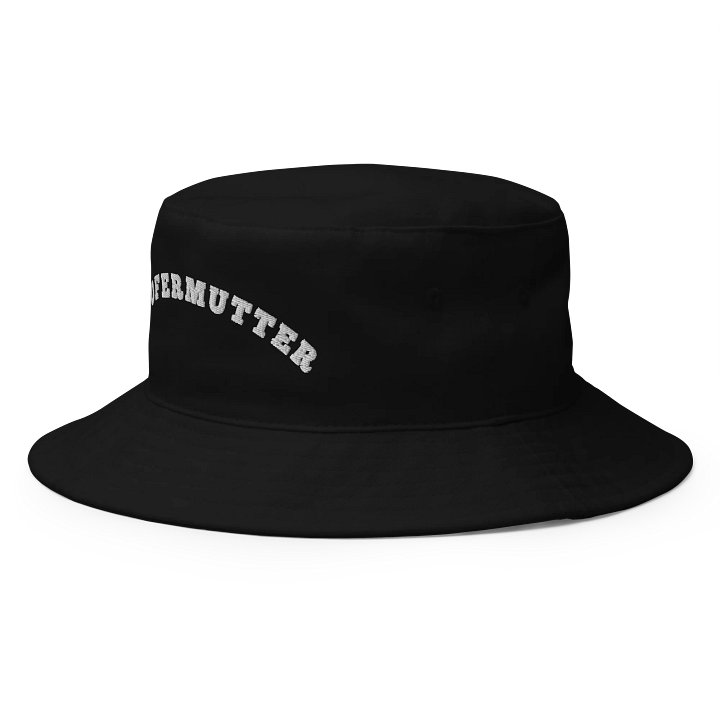 WooferMutter Black Embroidery Bucket Hat product image (2)