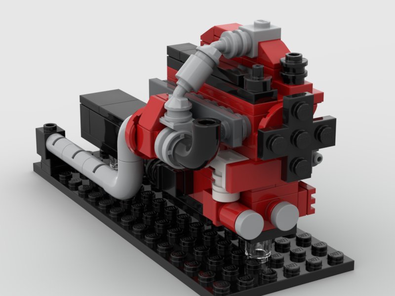 Belasco-Diesel 900CUI I6 Engine MOC (T-Series Engine) product image (1)