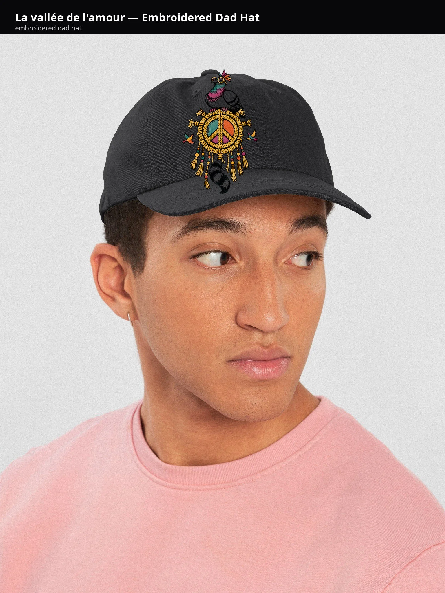 La vallée de l'amour — Embroidered Dad Hat - NI5X7Q