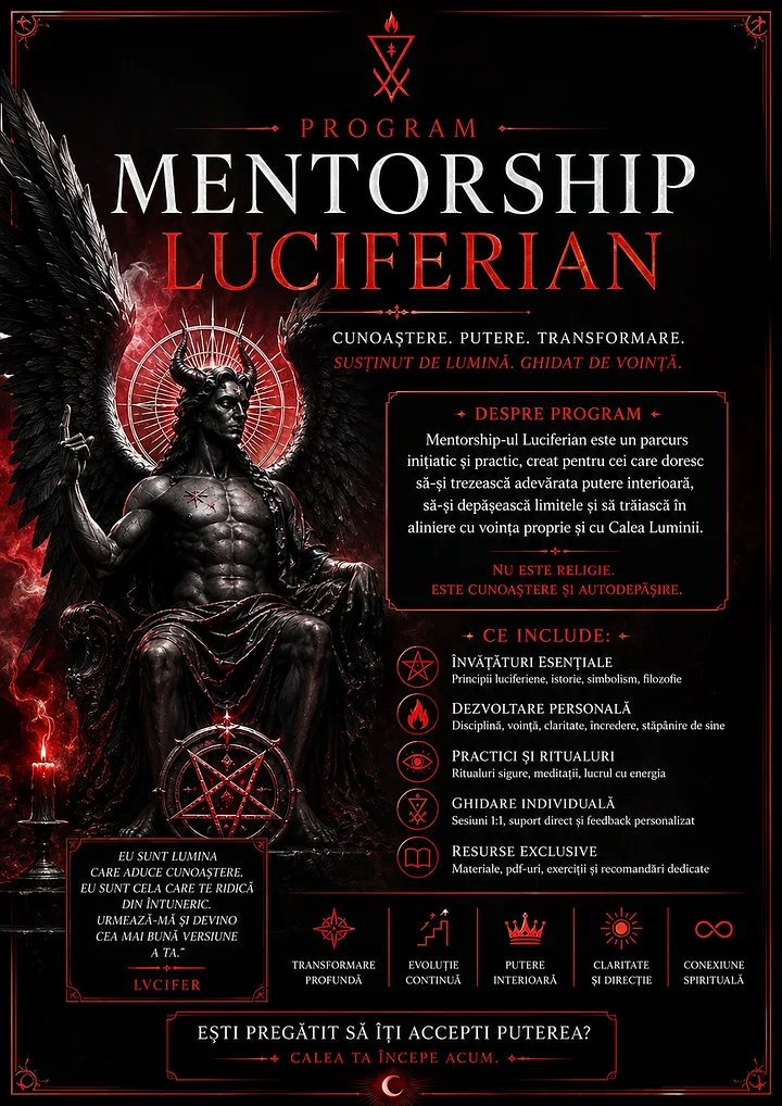 Mentorat Online Inițiere în Luciferianism product image (1)