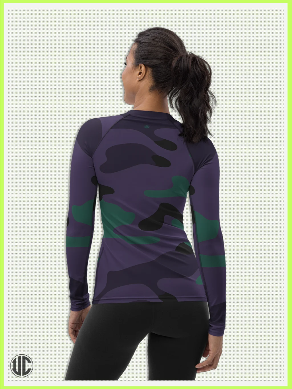 Midnight Purple Camo - Women’s Rash Guard product image (2)