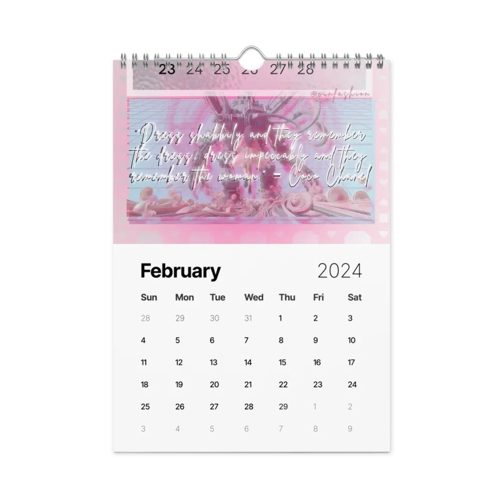 Cun's Fashion Inspiration Calendar product image (5)