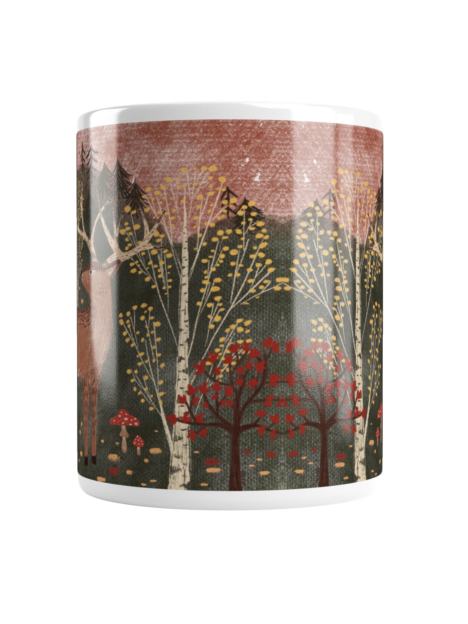 the forest deer mug product image (6)