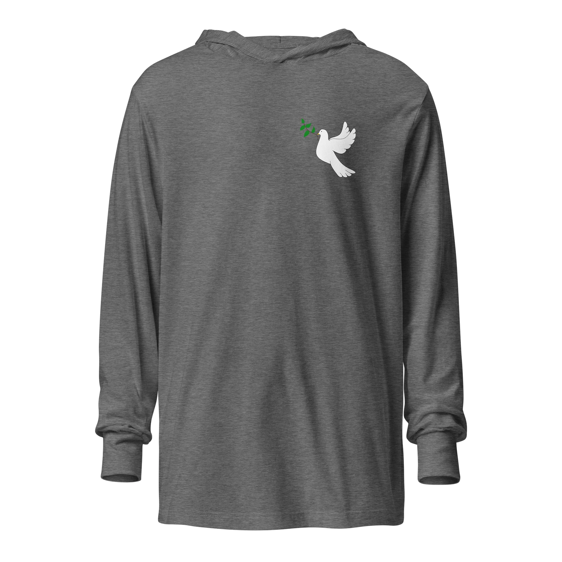 Dove of Peace/ Jesus is King Hooded Long-Sleeve Tee product image (1)