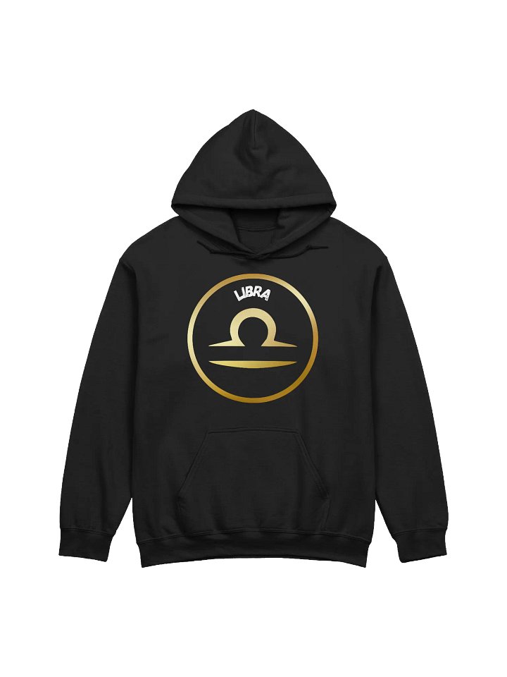 Libra Zodiac Gold Symbol Unisex Hoodie product image (1)