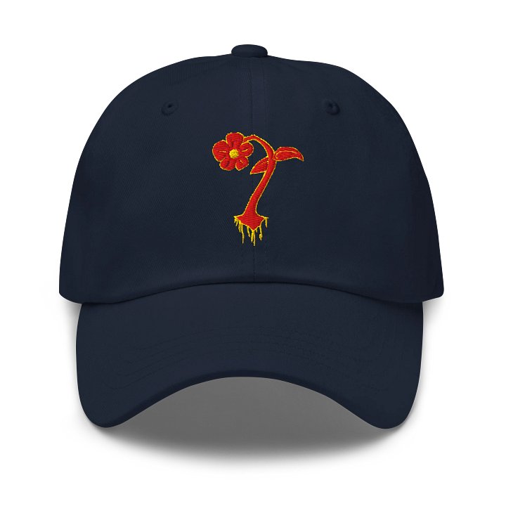 "Flower" Embroidered Dad Hat product image (1)