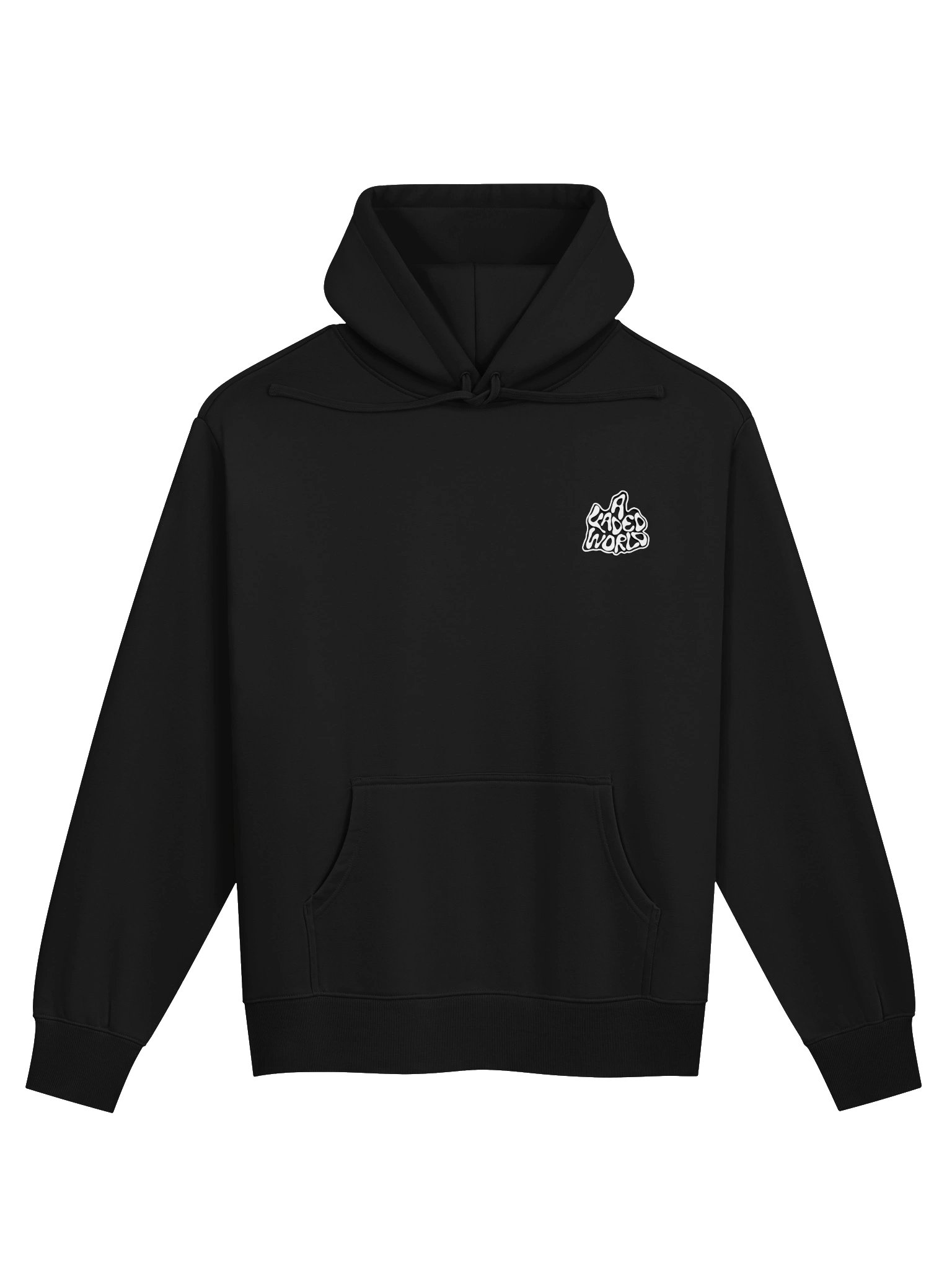 A Faded World Classic Black Hoodie product image (1)