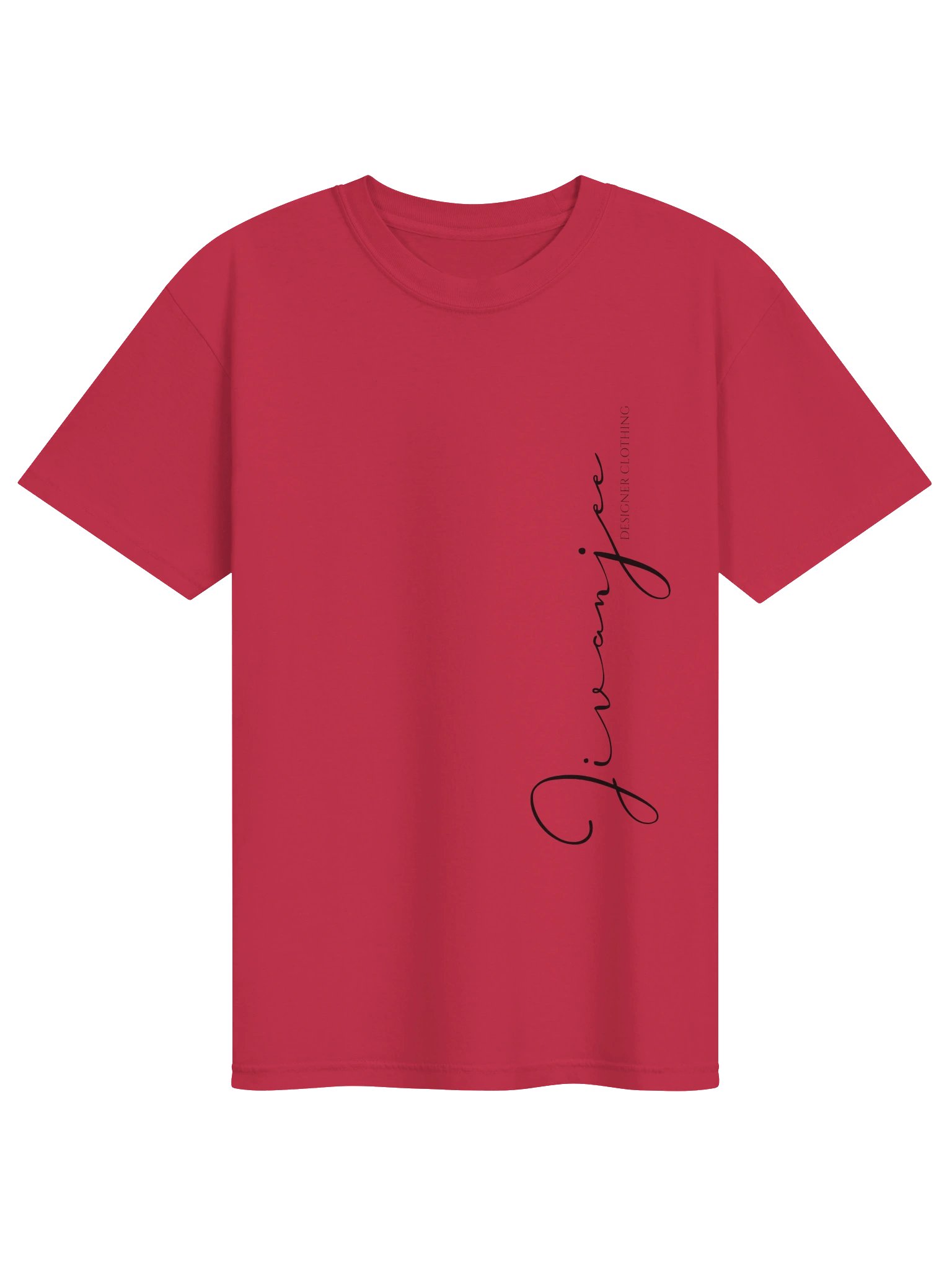 Jivanjee Designer - SIgnature logo tee red product image (1)