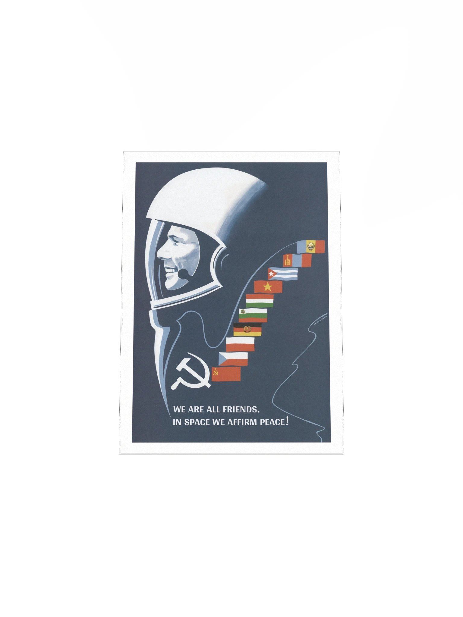 We Are All Friends, In Space We Affirm Peace Poster product image (10)