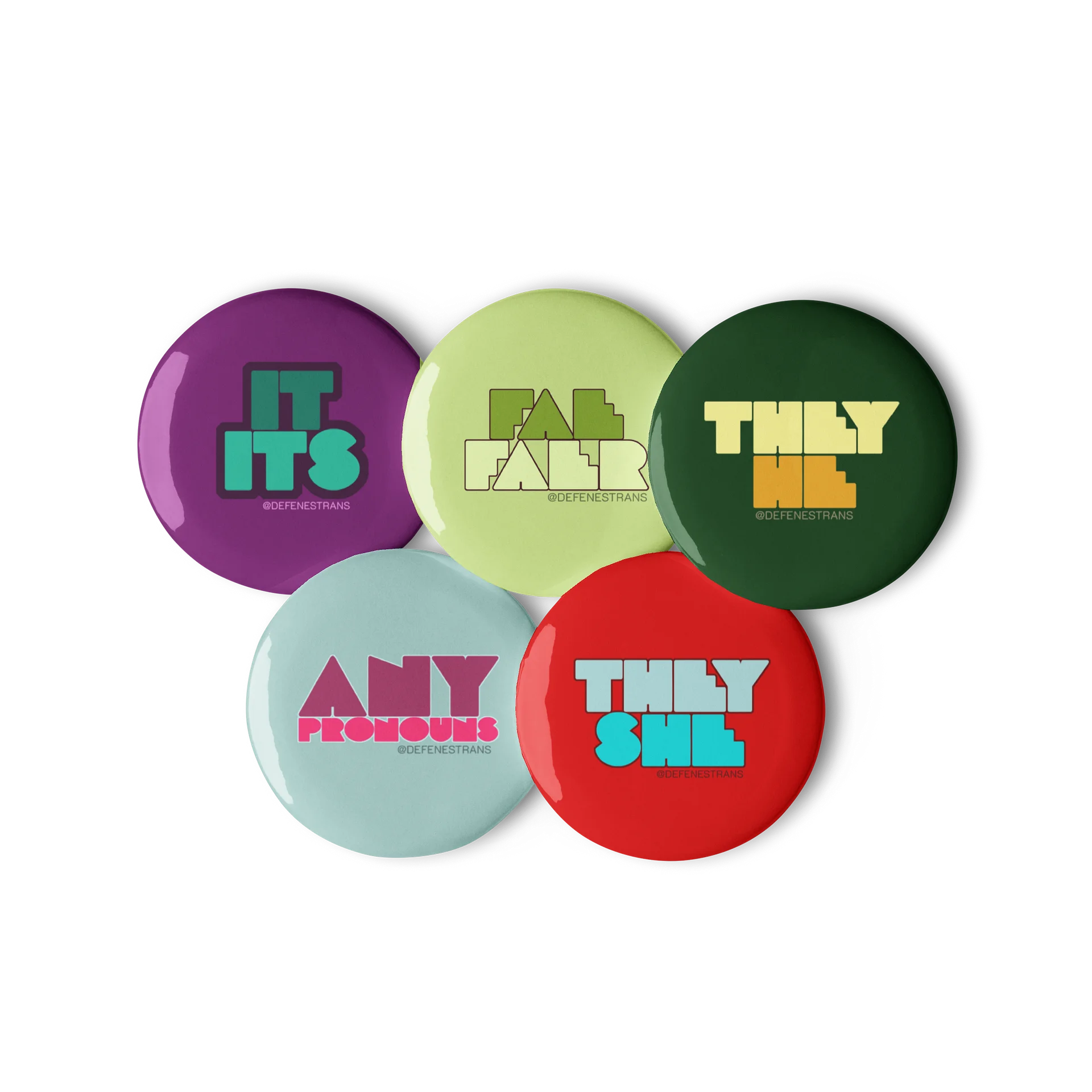 Pronoun Button Set #2 product image (2)