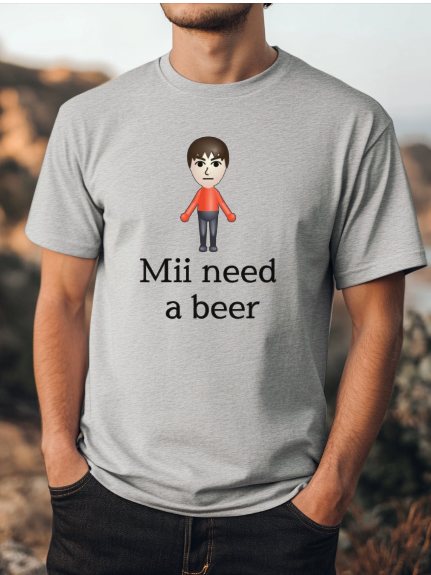 Mii Need A Beer Shirt product image (2)