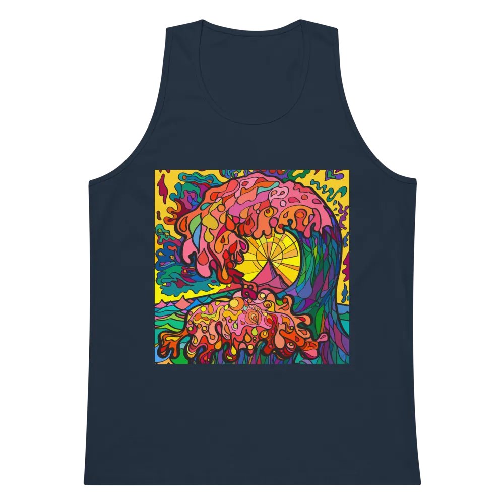Vibrant Swirls Men's Tank Top - Ocean Wave product image (54)