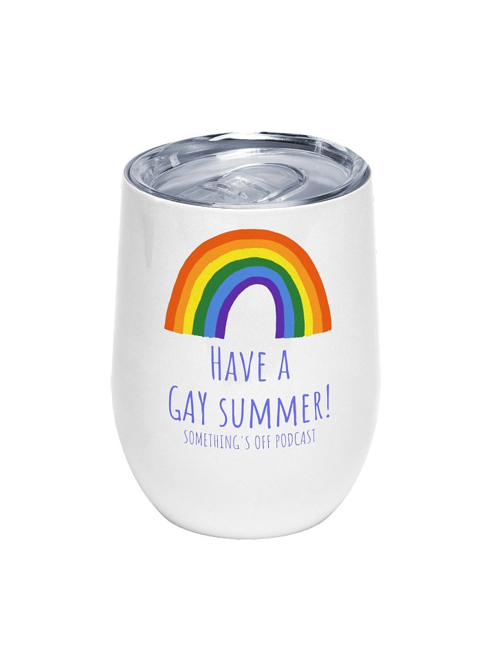 Have a Gay Summer thermal wine tumbler product image (1)