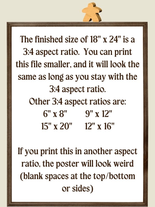 Fun in the Cards Game Room Poster for Board Gamers - Digital Download product image (4)