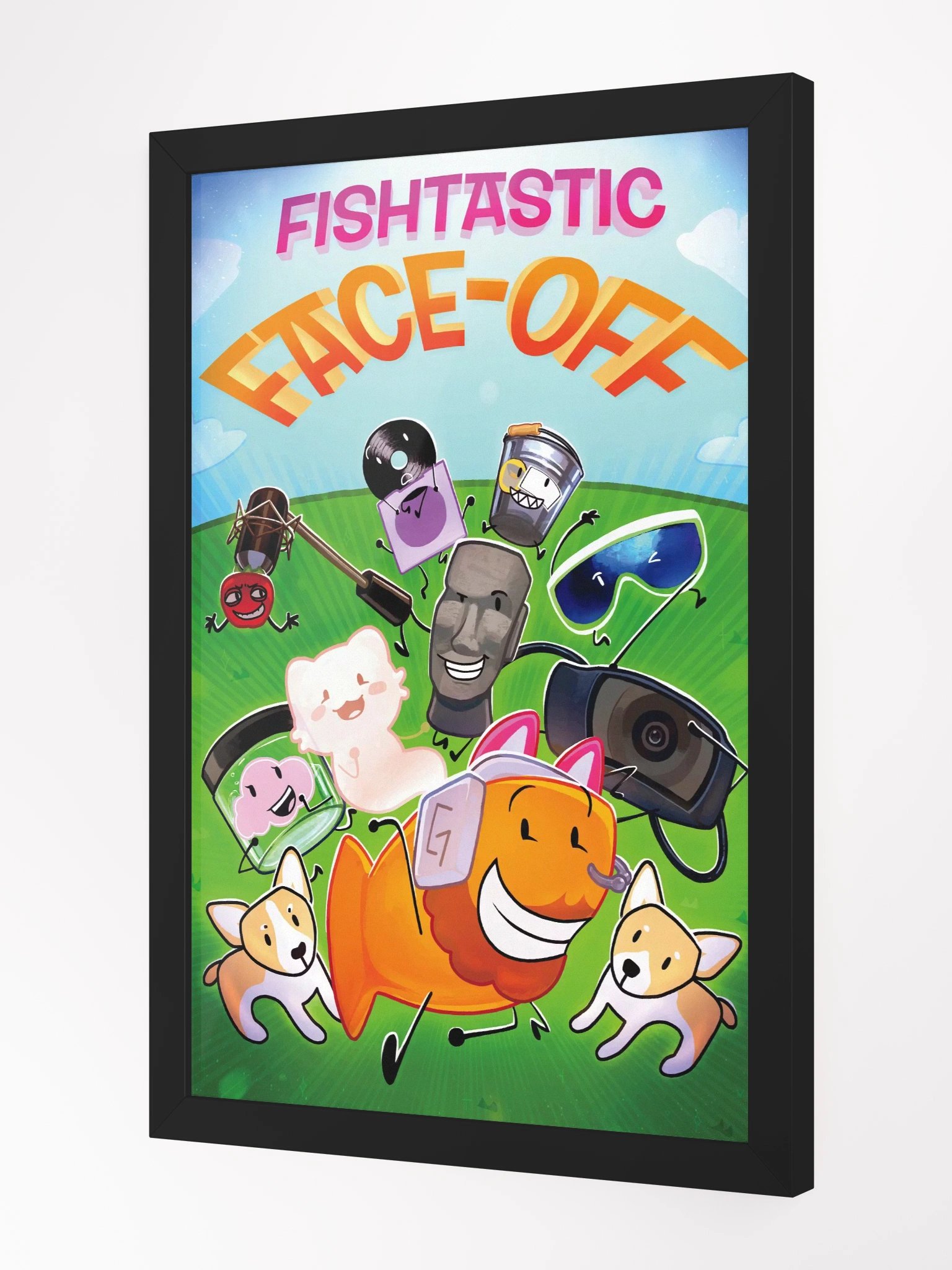 Fishtastic Face-off - Framed Poster product image (2)