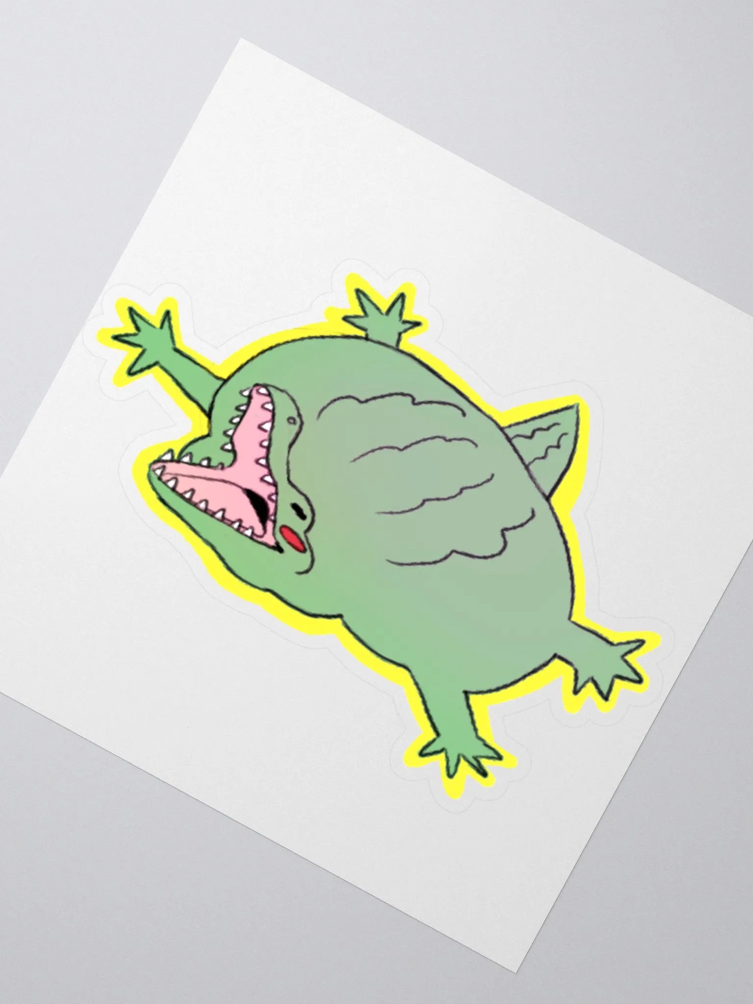 Flat Guy Cartoon Sticker product image (2)