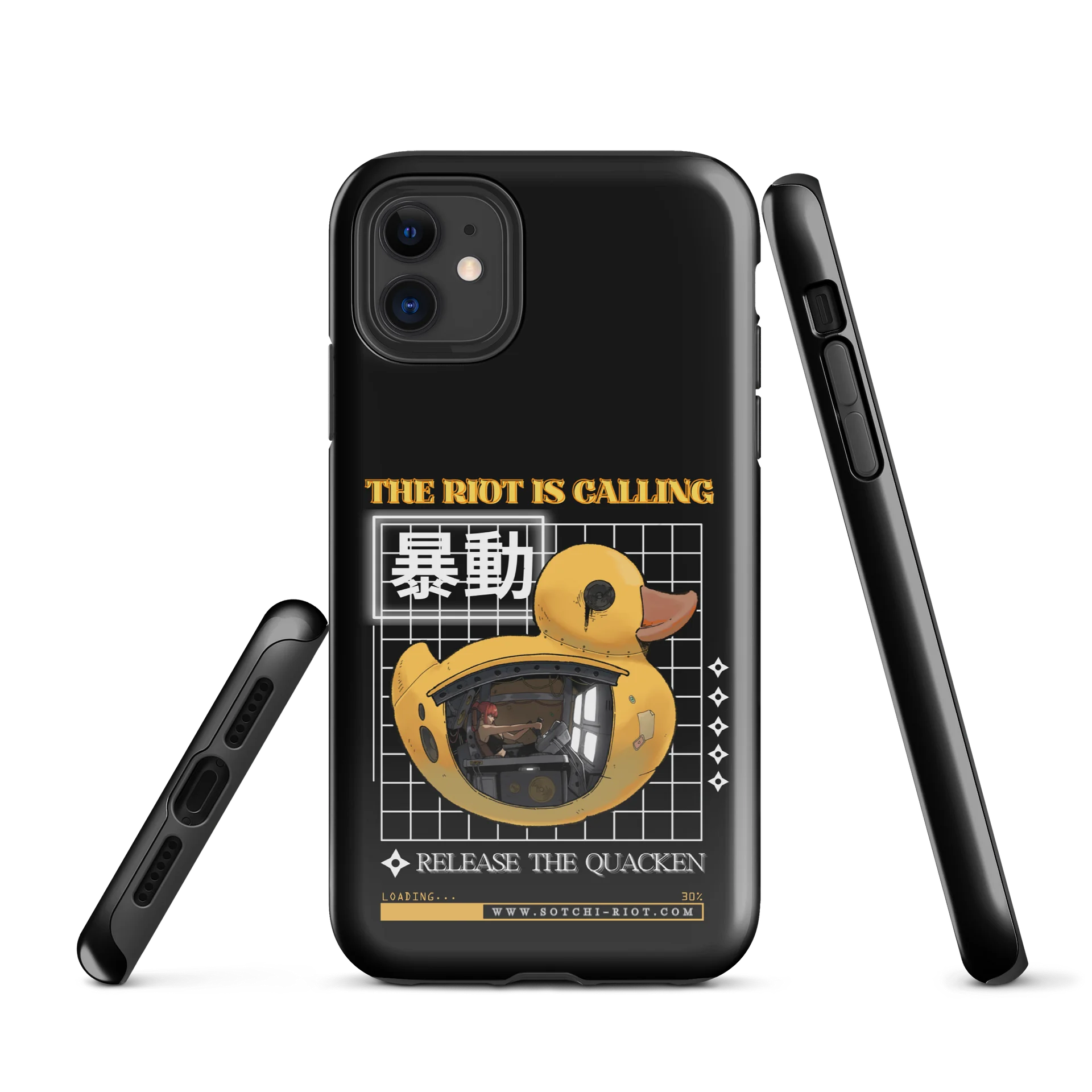 [iPhone Cases] THE RIOT IS CALLING. RELEASE THE QUACKEN product image (1)