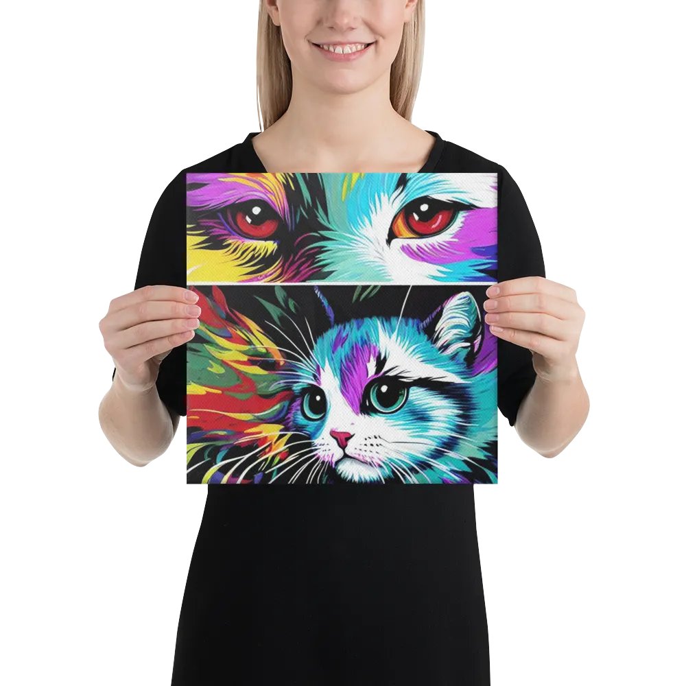 Cute Cat Digital Painting - v5 product image (2)