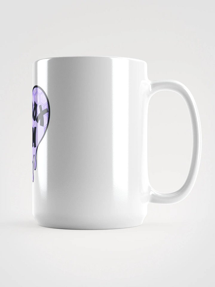 HOT BOX FAM PURPLE HONEY COMB LOGO COFFEE MUG product image (1)