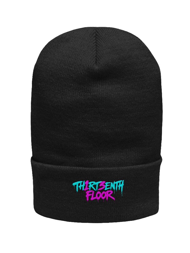 TH1RT3ENTH FLOOR Neon Graffiti Cuffed Beanie product image (1)