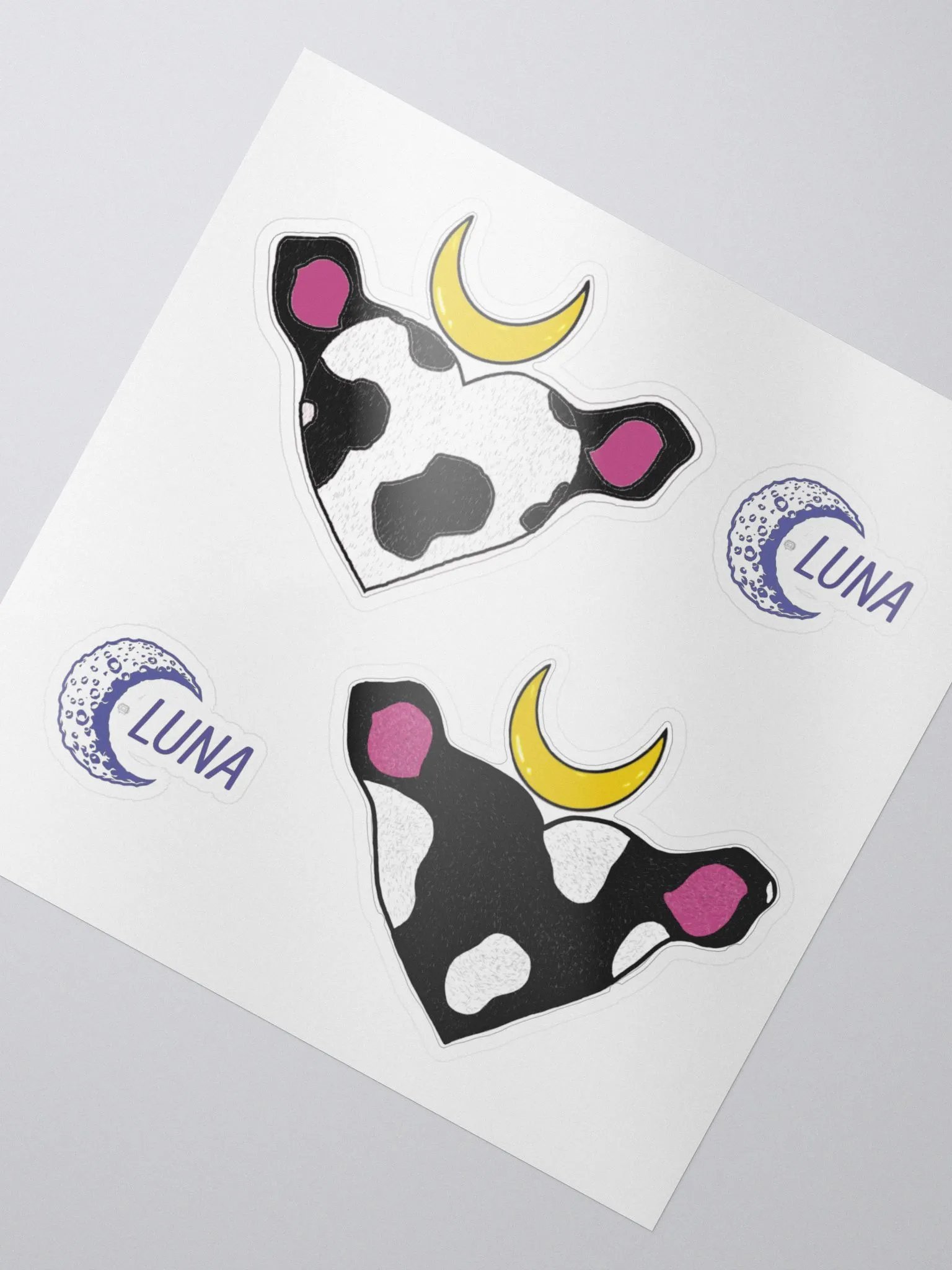 Black/White Cow Heart product image (2)