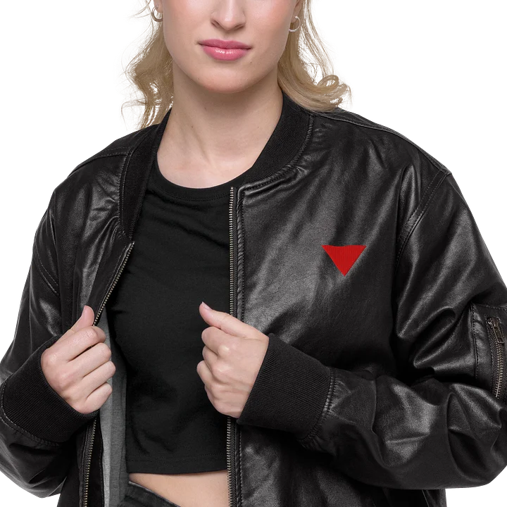 Palestinian Resistance Triangle Jacket Leather product image (2)