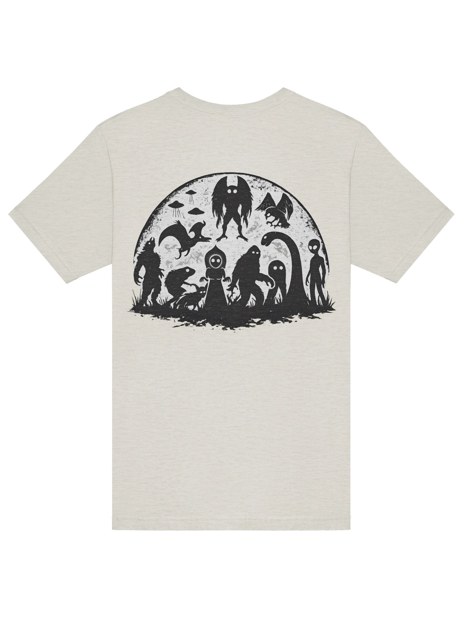 CRYPTID MOON W/ FRONT LOGO SUPER SOFT T-SHIRT (HEATHERED COLORS PT.2) product image (6)