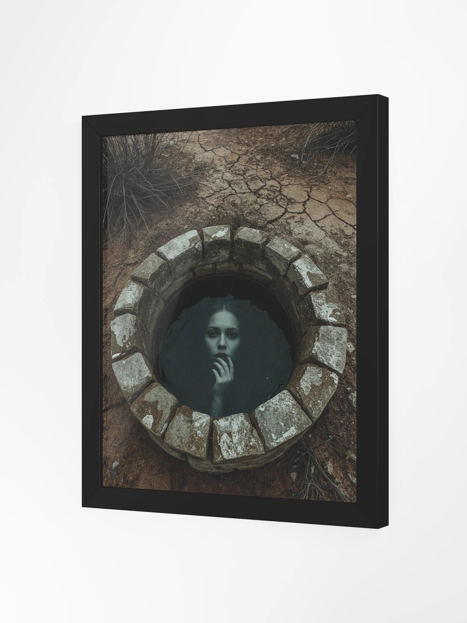 The Well That Watches Framed Print product image (8)