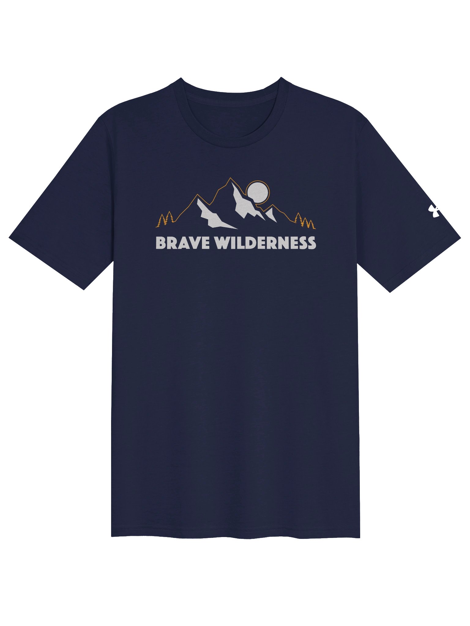 Brave Wilderness Mountain Unisex Under Armor T-Shirt product image (4)