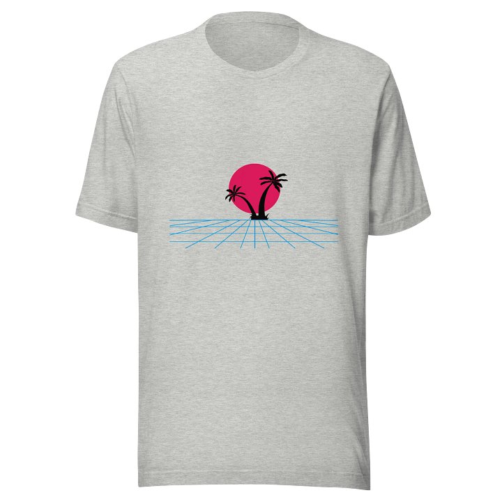 Retro-Futuristic Grid T-Shirt product image (1)