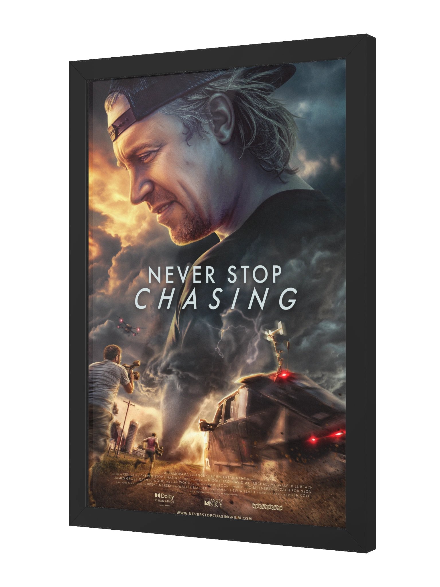 Official "Never Stop Chasing" Framed Movie Poster (Ready-to-Hang) product image (3)