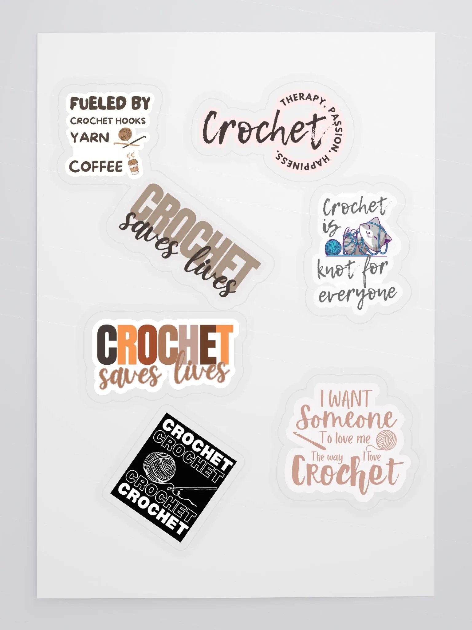 Crochet Inspired Stickers product image (2)