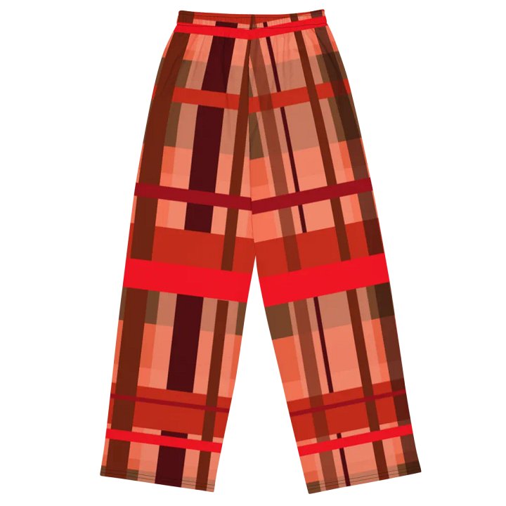 Fall Plaid Wideleg Pants product image (1)