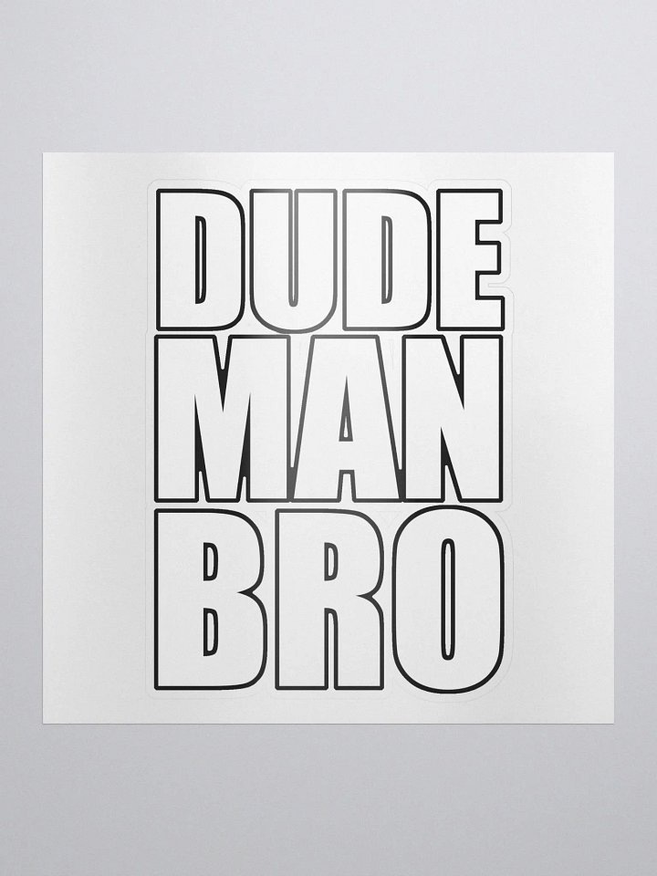 DUDEMANBRO (Sticker) product image (1)