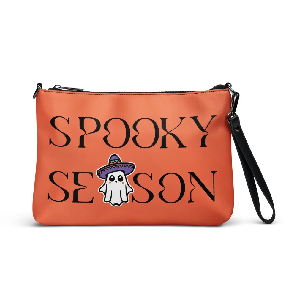 Spooky Season Sombrero Ghost Flip-Sided Faux Leather Crossbody Bag product image (1)