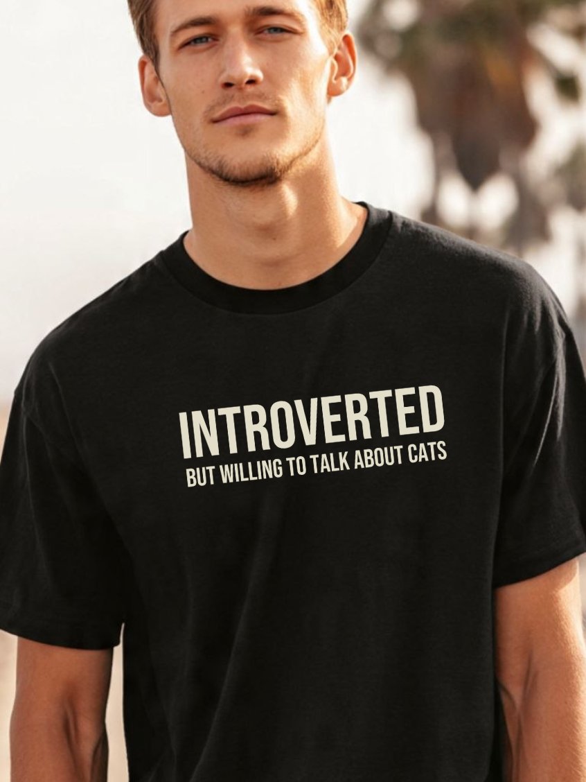 Introverted Cat Lover Tee product image (4)