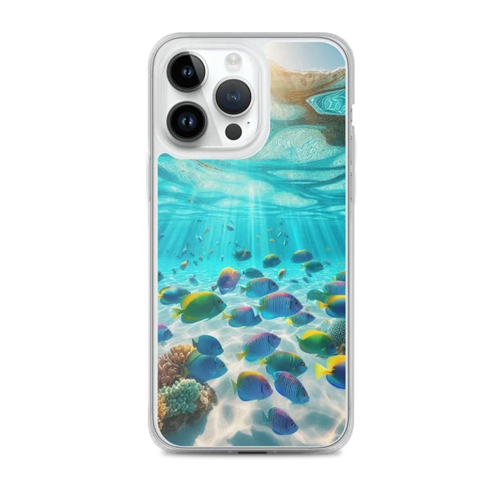 Oceanic MagSafe® Clear Case | AI design the beauty of the underwater world product image (2)