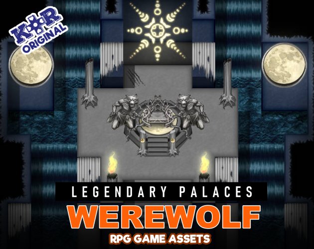 KR Legendary Palaces ~ Werewolf Tileset for RPGs product image (1)