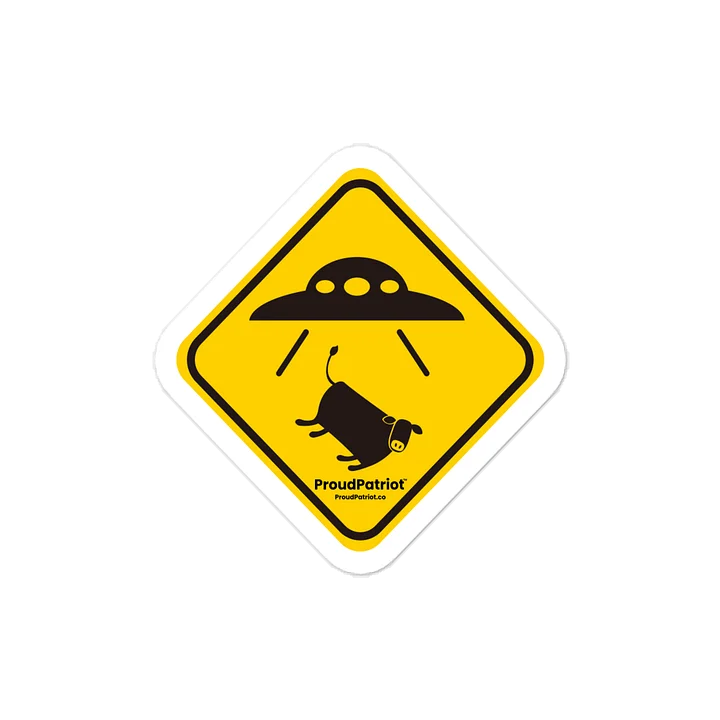 UFO Vinyl Sticker product image (1)