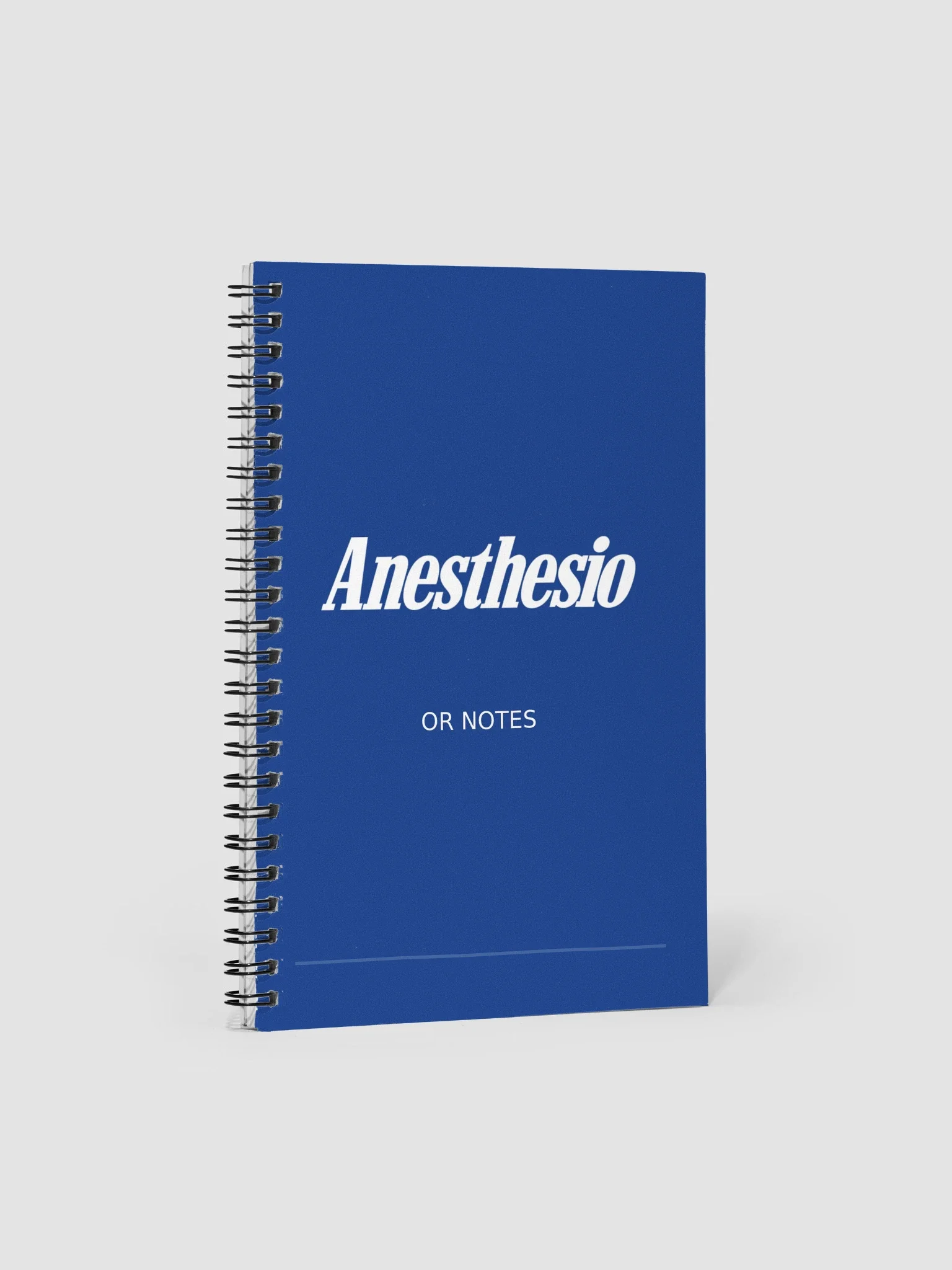 Anesthesio Spiral Notebook