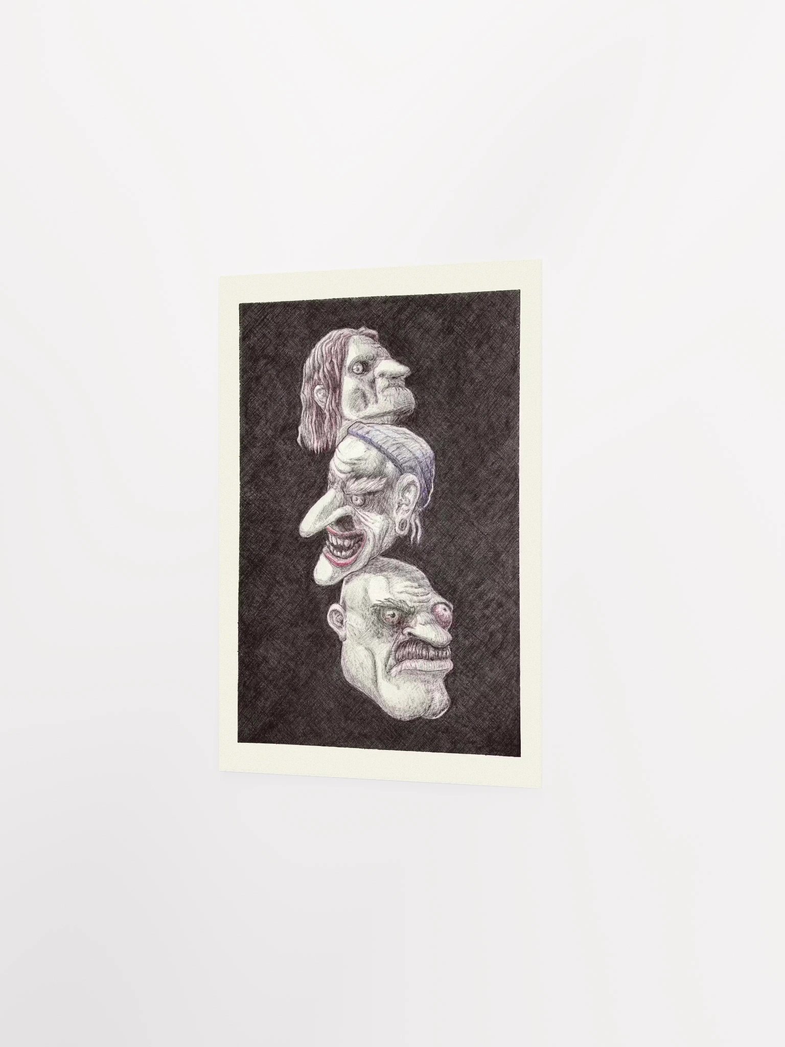 Three Heads Print product image (2)