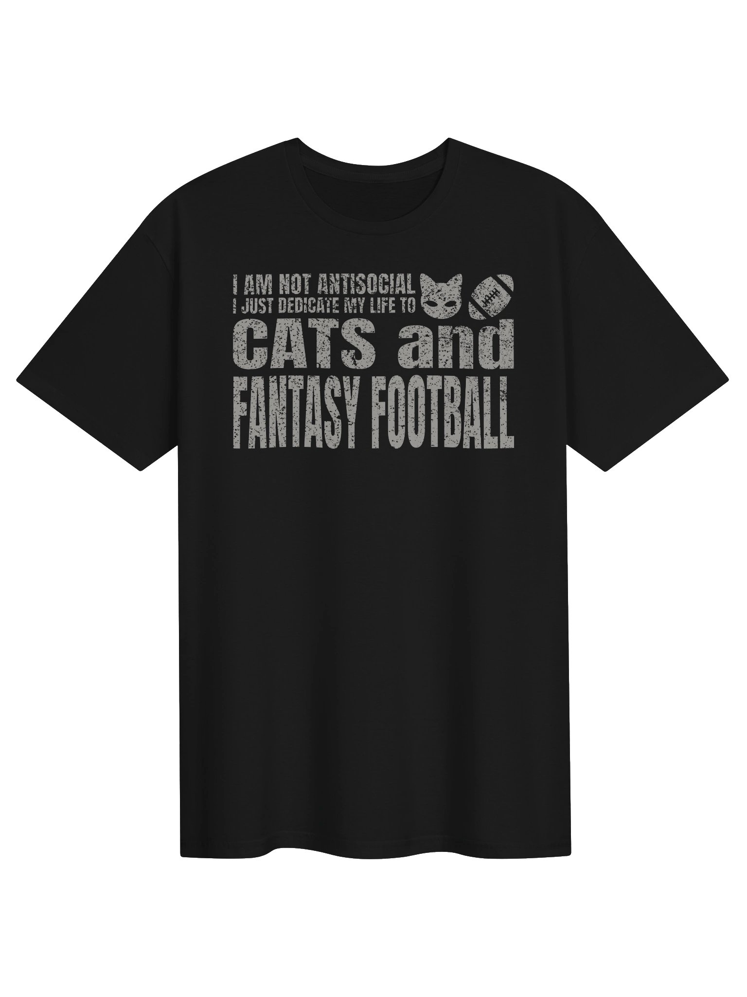 Fantasy Football Cat 1 - Unisex Adult Super Soft Lightweight T-shirt product image (1)