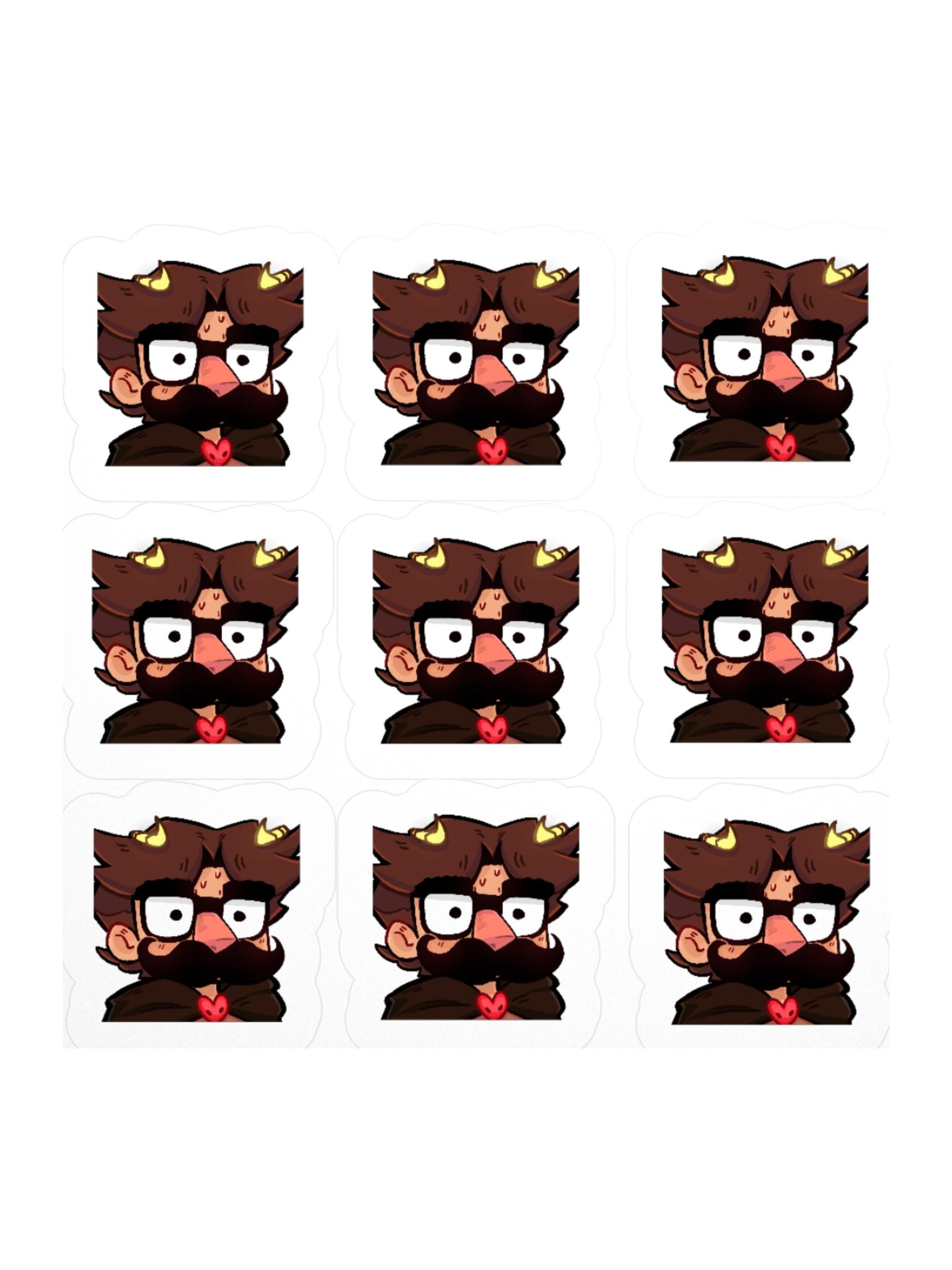 Nukeri Emote Sticker Set - 9x Sneaky product image (3)