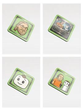 Dear Future Overlords Coaster Set