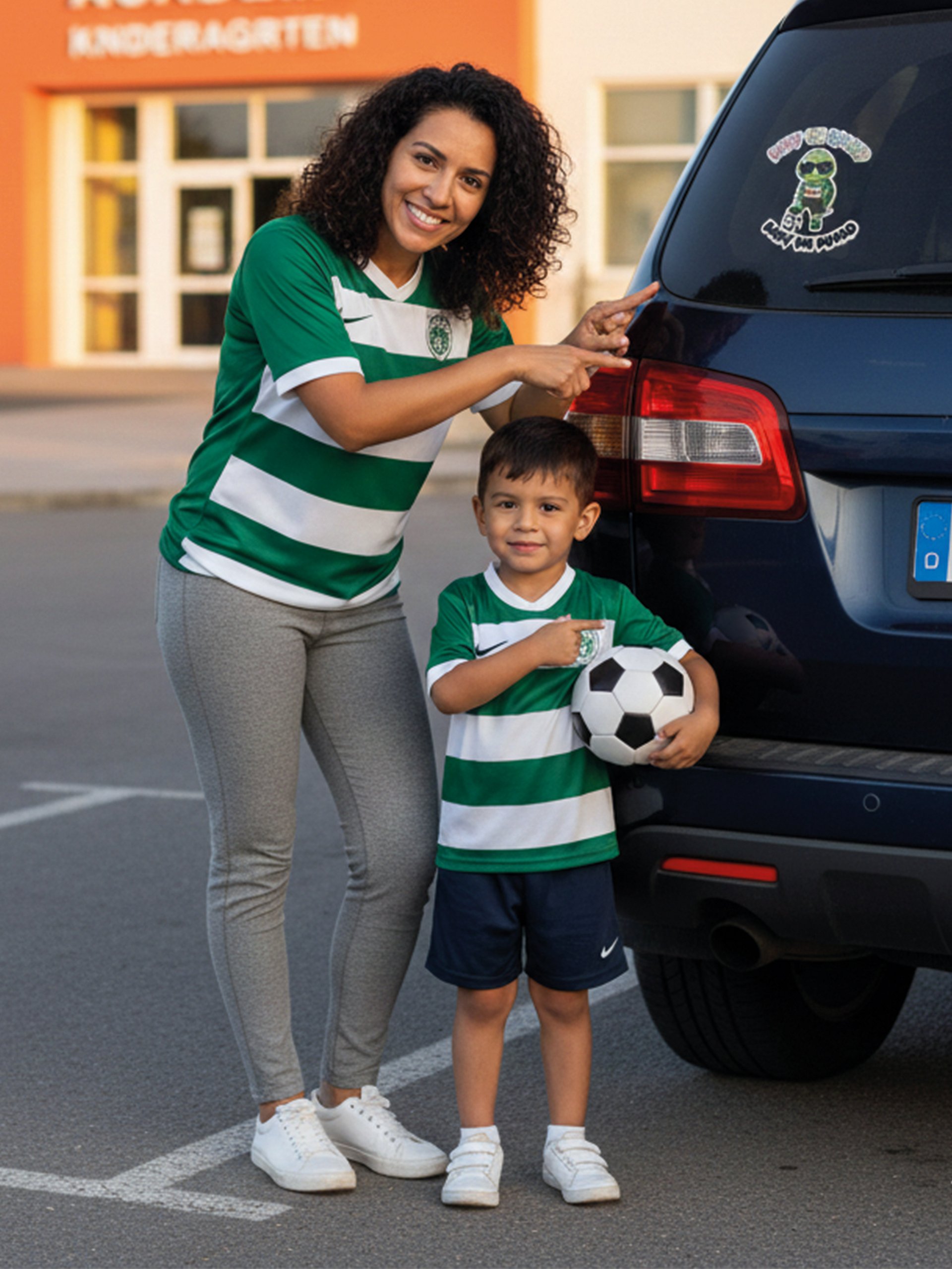 Funny Turtle Soccer Baby on Board Sticker - 5x5 Weatherproof Vinyl Car Decal - Cute Turtle Soccer Mom and Soccer Dad Gift product image (3)