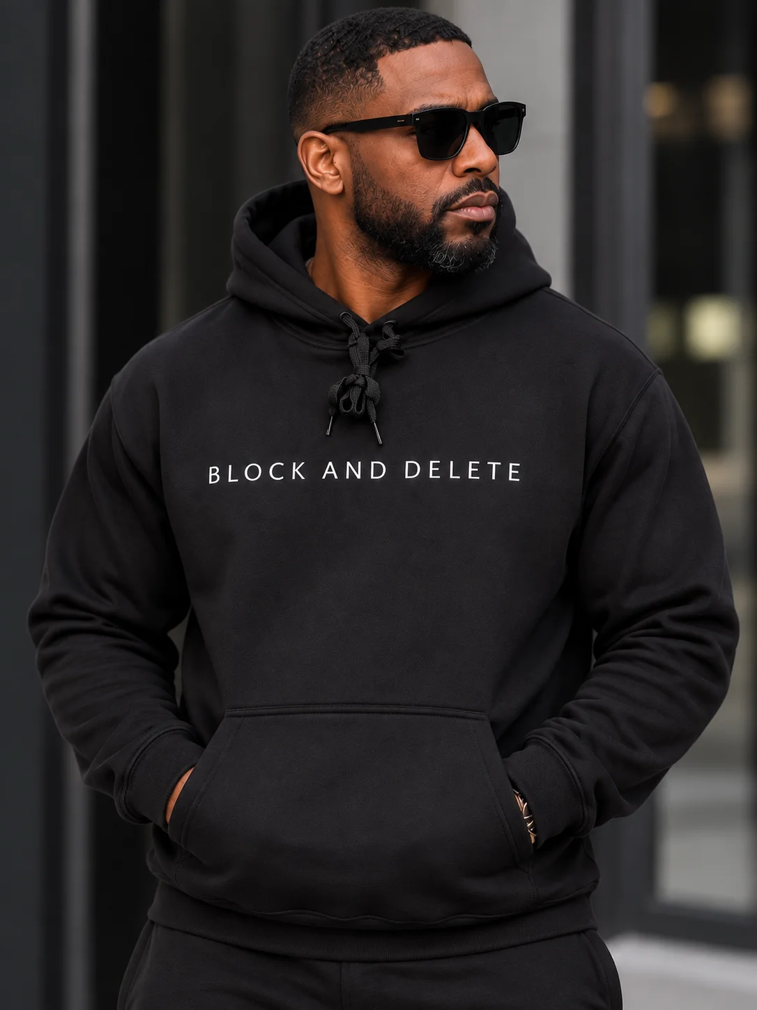 Block and Delete Unisex Hoodie product image (2)