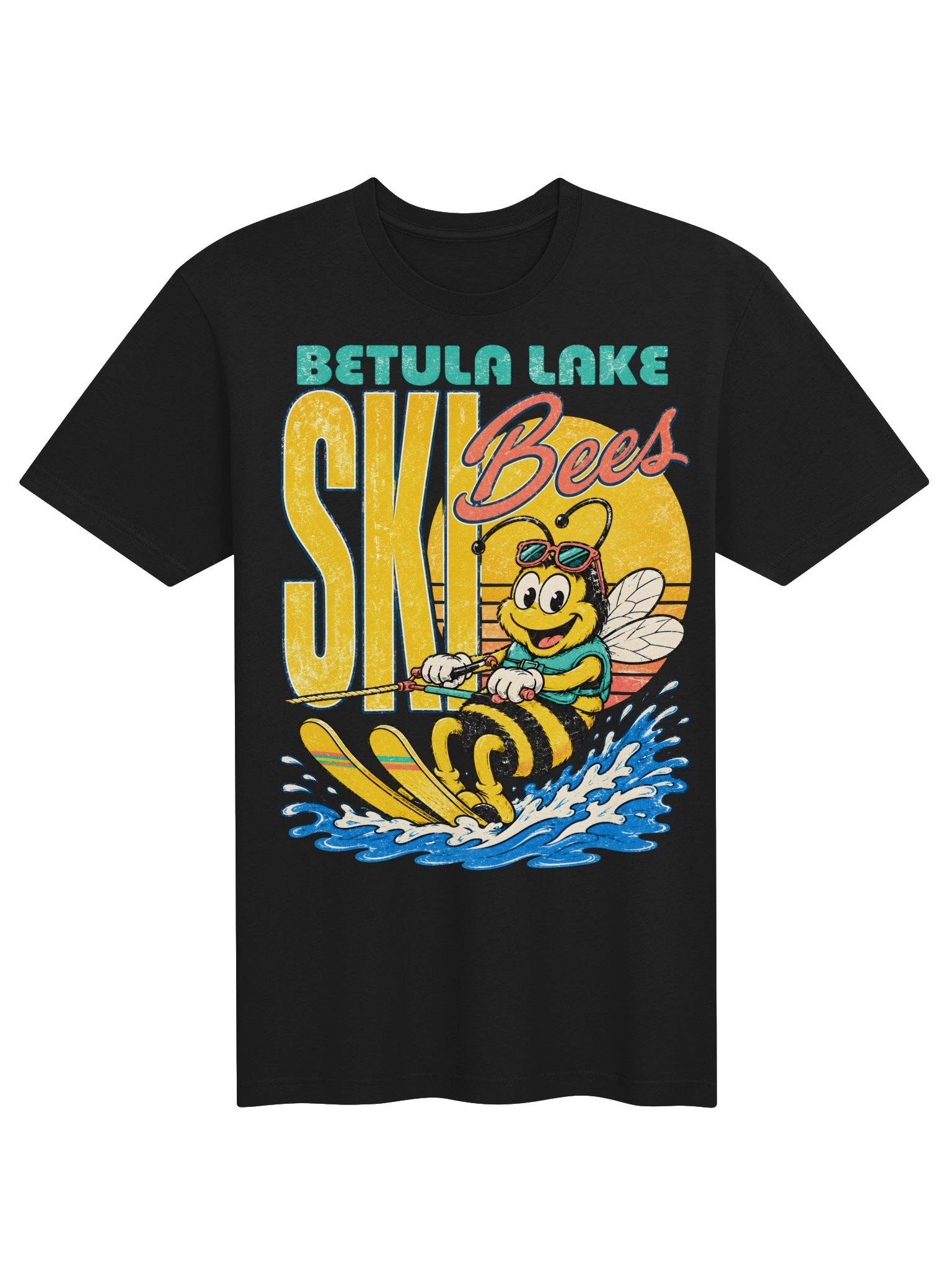 Betula Lake Ski Bees Retro Surf Tee product image (1)